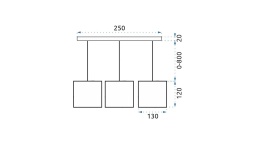 Lampa APP510-3CPR Chrome