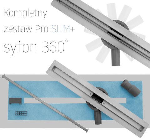 ODPŁYW NEO SLIM PRO SZCZOTKOWANY 900