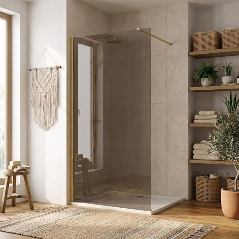 ŚCIANKA PRYSZNICOWA FLEXI 90 cm BROWN 1/2