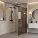 ŚCIANKA PRYSZNICOWA FLEXI 90 cm BROWN 1/2