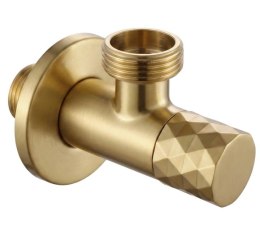 ZAWÓR KĄTOWY DIAMOND 03- 3/4 BRUSH GOLD
