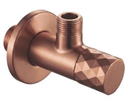 ZAWÓR KĄTOWY DIAMOND 03- 3/8 BRUSH COPPER