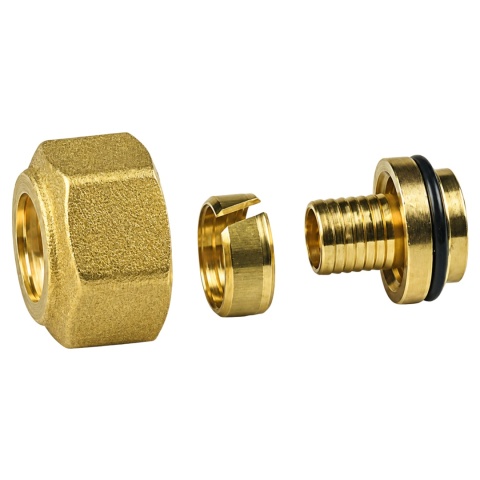 Złączka zaciskowa euroconus systemu GIACOQEST dla rur PEX 1/2" (10 szt. w opakowaniu)