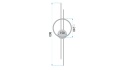 Lampa APP1781-W Brush Gold
