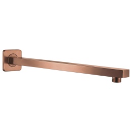 Kwadratowe ramię do deszczownicy REA JS-9022BRG miedź szczotkowana 40 cm