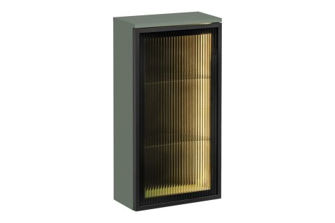 Szafka górna, jednodrzwiowa z podświetleniem LED 40 cm SOMBRA GREEN