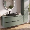 Szafka pod umywalkę z dwiema szufladami 100 cm SOMBRA GREEN