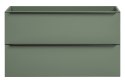 Szafka pod umywalkę z dwiema szufladami 100 cm SOMBRA GREEN