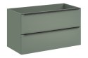 Szafka pod umywalkę z dwiema szufladami 100 cm SOMBRA GREEN