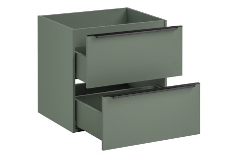 Szafka pod umywalkę z dwiema szufladami 60 cm SOMBRA GREEN