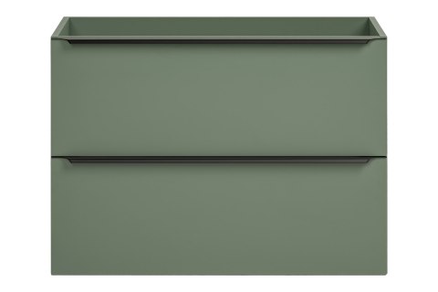 Szafka pod umywalkę z dwiema szufladami 80 cm SOMBRA GREEN
