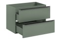 Szafka pod umywalkę z dwiema szufladami 80 cm SOMBRA GREEN