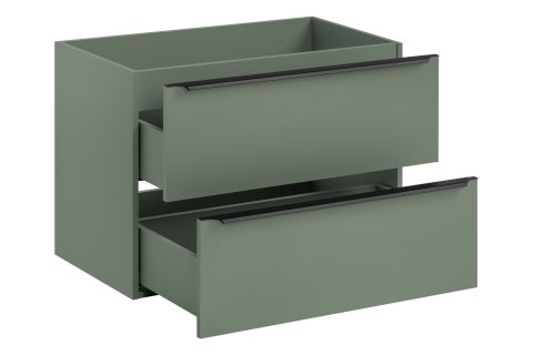 Szafka pod umywalkę z dwiema szufladami 80 cm SOMBRA GREEN