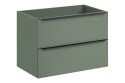 Szafka pod umywalkę z dwiema szufladami 80 cm SOMBRA GREEN