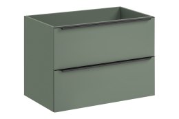 Szafka pod umywalkę z dwiema szufladami 80 cm SOMBRA GREEN
