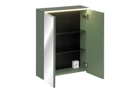 Szafka z lustrem 60cm 2 drzwi z podświetleniem led