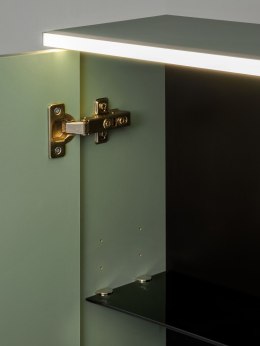 Zestaw 80cm z szafką z lustrem i szafką górną