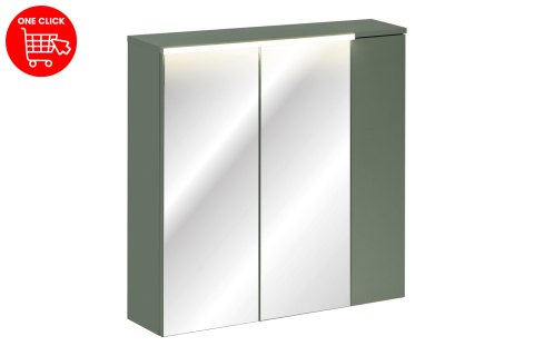 Zestaw 80cm z szafką z lustrem i szafką górną