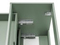 Szafka łazienkowa z dwiema szufladami i z blatem 100 cm SOMBRA GREEN